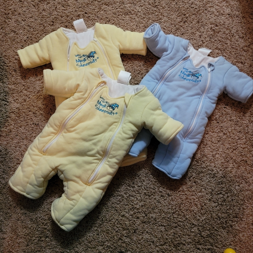 Merlin sleep suit bundle small and large